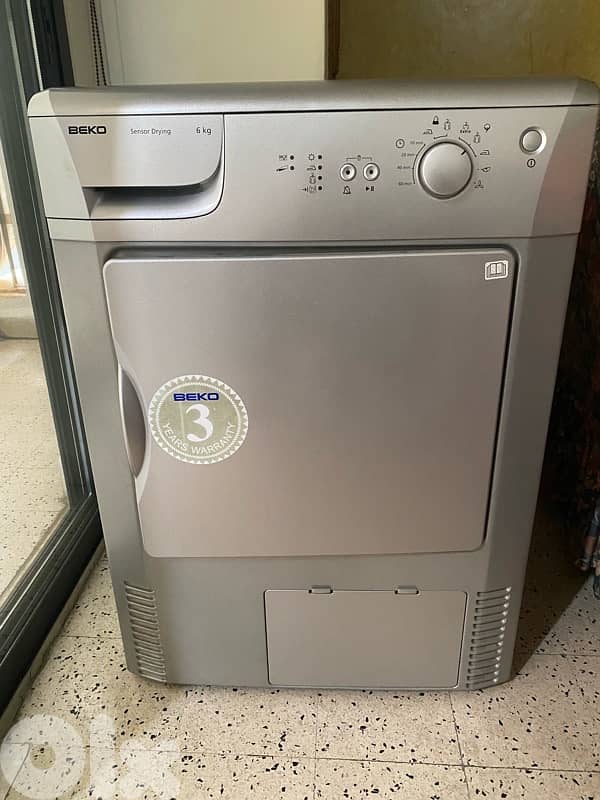 Beko SenSor Dryer  6 kg 1