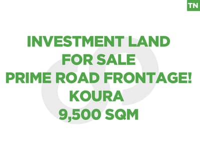 Massive Land, Prime Location on Main Road, Koura – Kousba REF#TN129431