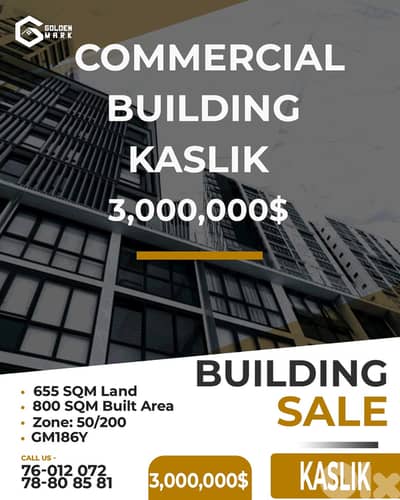 GMKCommercial Building for sale in Kaslik - مبنى تجاري للبيع في كسليك