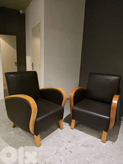 Hardwood Armchairs