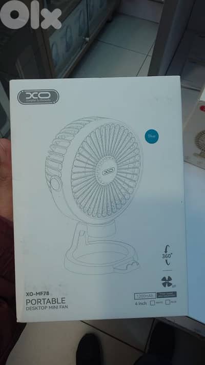 Xo portable desktop mini fan mf78