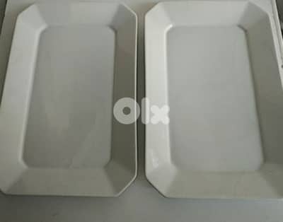 Two large plates - Not Negotiable