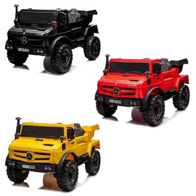 Ride On Truck For Kids With RC & Battery Powered 12V 7AH - شاحنة ركوب