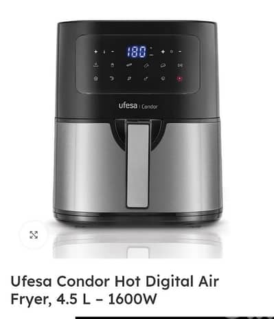 UFESA air fryer 4.5 L.  BRAND NEW