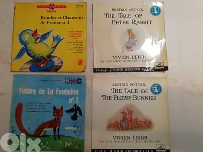 7" vinyl kids songs & stories 5$ each