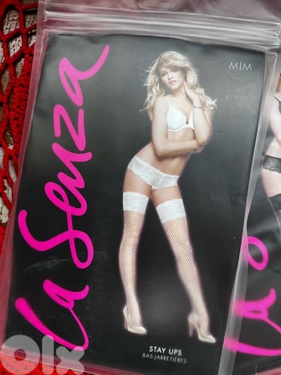 LASENZA BAS JARRETIERE new in bag-2 for 13$