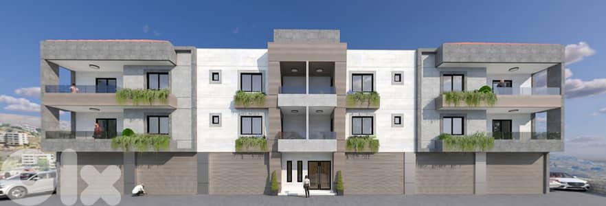 dhour zahle new project high end apartment 250m panoramic view #6829