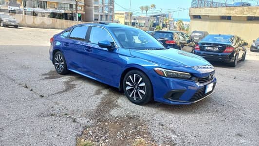 Amazing Honda Civic ex 2024-black leather-Sunroof-سعر مغر جدا
