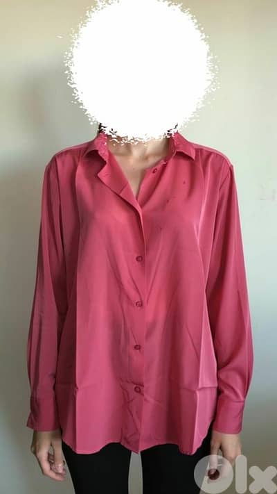 Red Rose Shirt (made in UK,44) - Not Negotiable