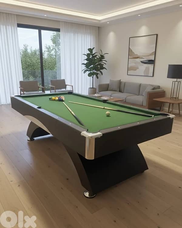 Rainbow Billiard Pool Table 8ft 1