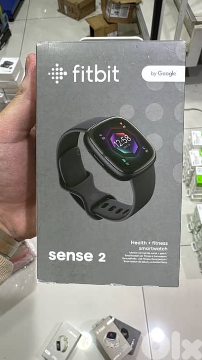 Fitbit sense 2 Graphite Stainless Steel case & carbon