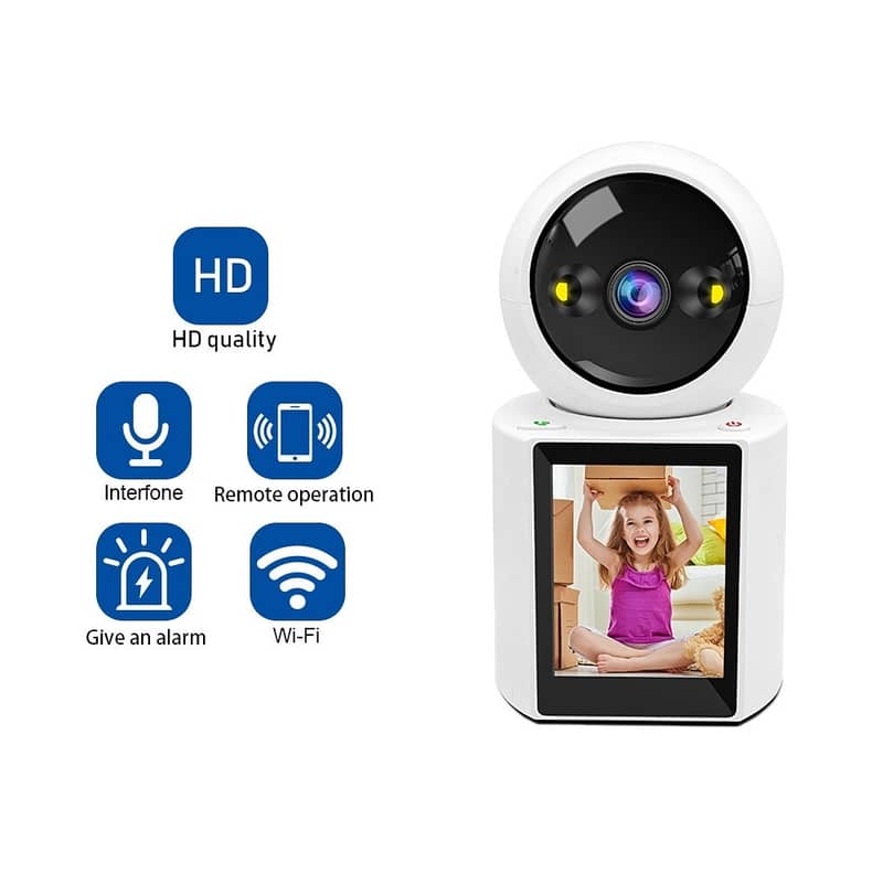 Wireless Dual Screen Video Calling Camera 1080 HD - كاميرا مكالمات 1