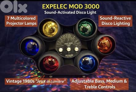 EXPELEC Jeux de lumiere MOD 3000 Made in France/3$delivery