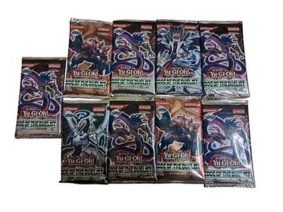 yugioh card packs new and sealed