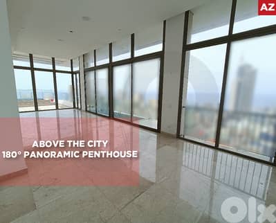 360 sqm Penthouse, panoramic 180° view in Hamra/الحمرا REF#AZ130724