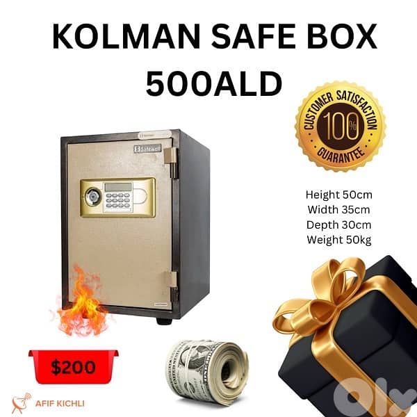 Kolman Safe Box all Sizes 1