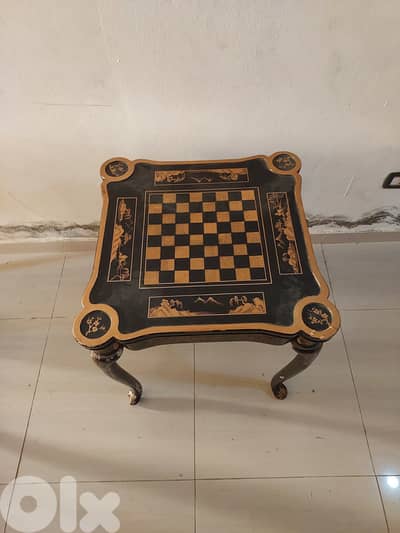 vintage board game table 2in1