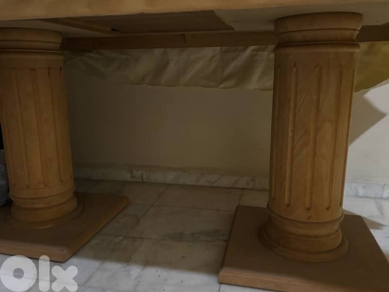 Wood dining table 7
