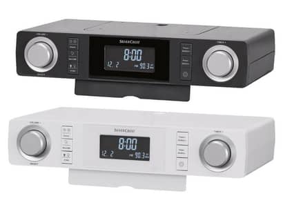 Silvercrest SKR 800 B2 kitchen radio in white and black. / 4$delivery