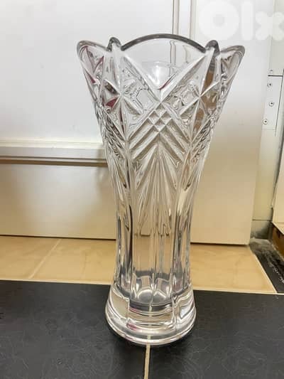 Heavy Glass Vase