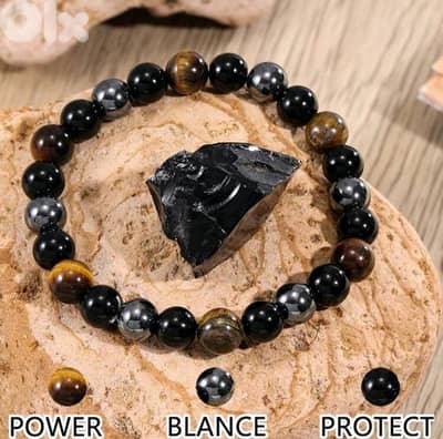 Natural Gem Stone Bracelet 3 different stones