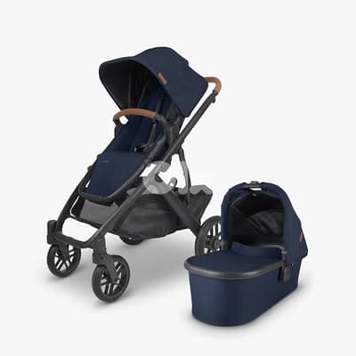 uppababy vista v2 stroller + bassinet