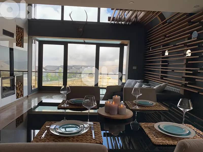 Modern Duplex Chalet in Faqra 3