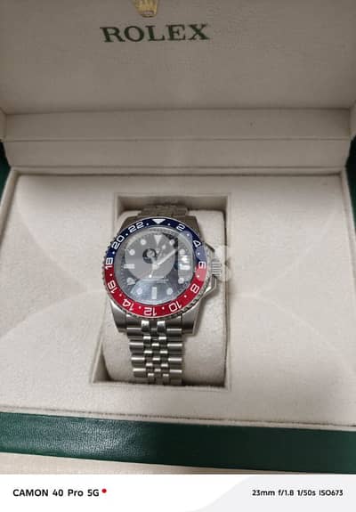 copy 5 A  Rolex GMT master 2 pepsi with box and papers