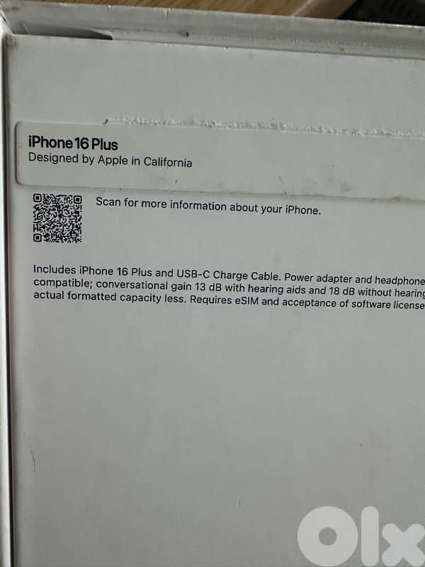 iphone 16 plus , 512 GB 6