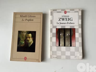 BAC / Gibrane Le Prohète / Stefan Zweig Le joueur d'échecs /