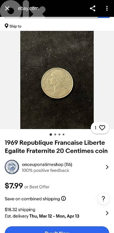 مجموعة من العملات الفرنسية فئة 20 ، مؤرخة بعام 1963. 1