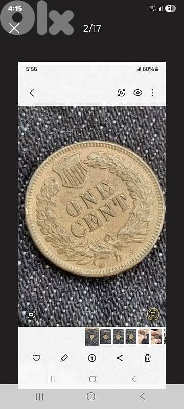 bargain indian usa cent  letter  S google it to see original price 19