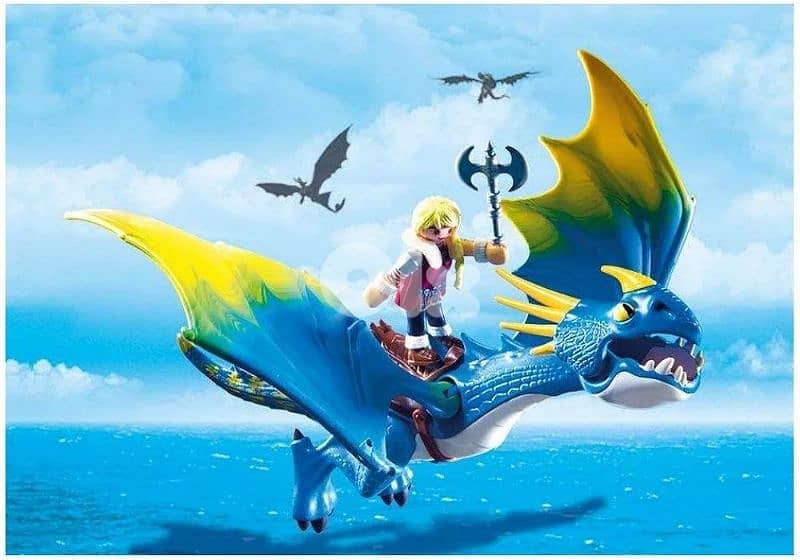 playmobile dragon astrid & stormfly 3