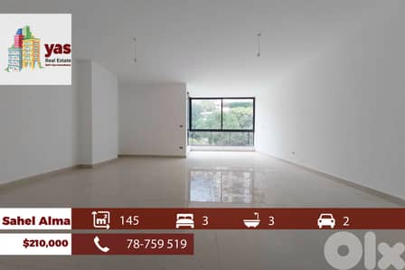 Sahel Alma 145m2 | Payment Facilities | Prime Location | YV/EH