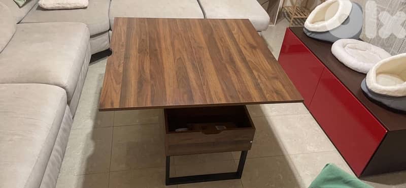VOWNER Coffee Table Height Adjustable 5