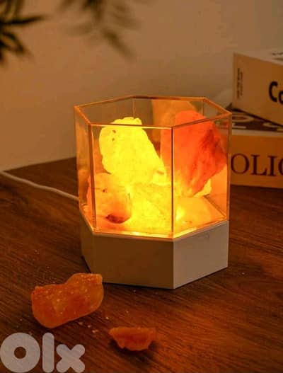 Natural Stone Lamp Very Elegant new in box best gift