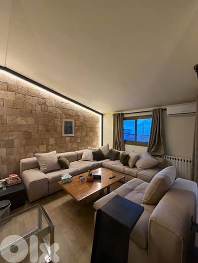 3-Bedroom Chalet in Ouyoun El Simen | Snow Views & Fireplace