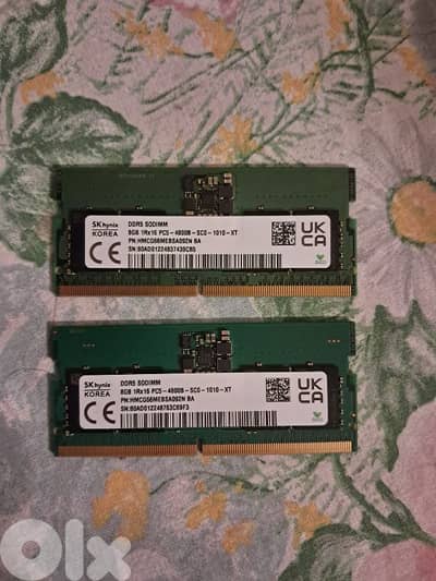 Laptop DDR5 Ram 8GB×2 (16GB)