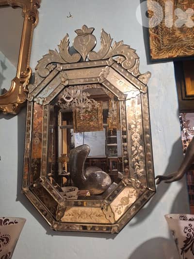 mirror venitien Murano vintage Italy original