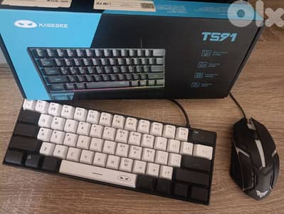 Magegee keyboard ts91 with a gaming mouse