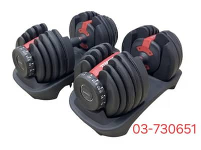adjustable dumbbells (2 pieces)