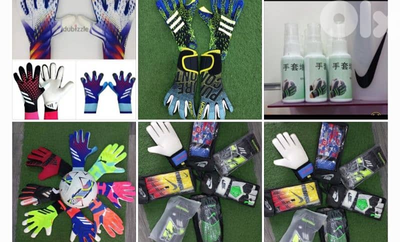 football and gloves shoes original adidas w nike w puma كفوف كرة قدم 9
