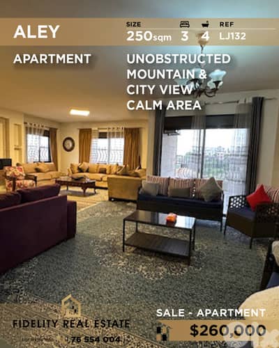 Apartment for sale in Aley LJ132 شقة للبيع في عاليه