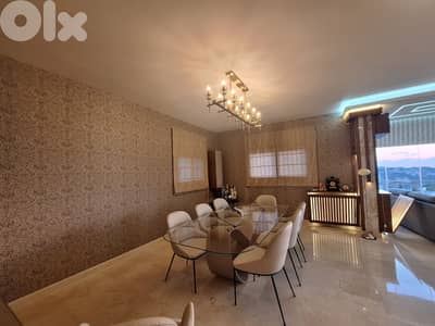 HIGH-END PANORAMIC VIEW APARTMENT IN RABIEH 4 BEDS, (RA-145)