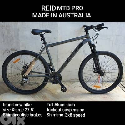 Reid mtb pro size L Aluminium light weight (brand new
