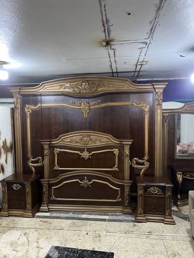 غرفة نوم خشب زان ولاتي صناعة مصر بعدا شبه جديد للتواصل 81535058