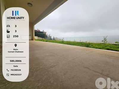 apartment for sale in Cornet Chahwan, Metn