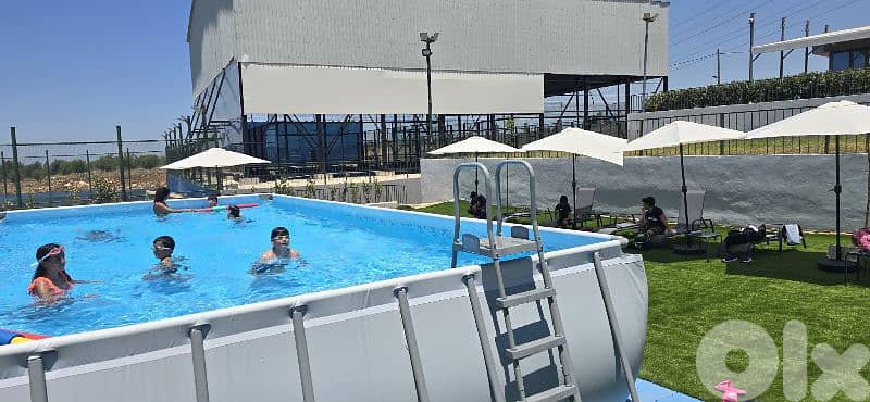 10x5m Prefab swimming pool in great condition and filter 1