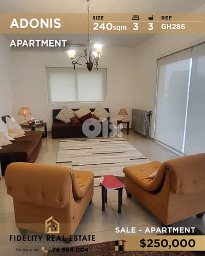 Apartment for sale in Adonis GH286 شقة للبيع في أدونيس