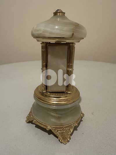 Vintage Italian Onyx Musical Carousel Box – Made in Italy (Mid-Century